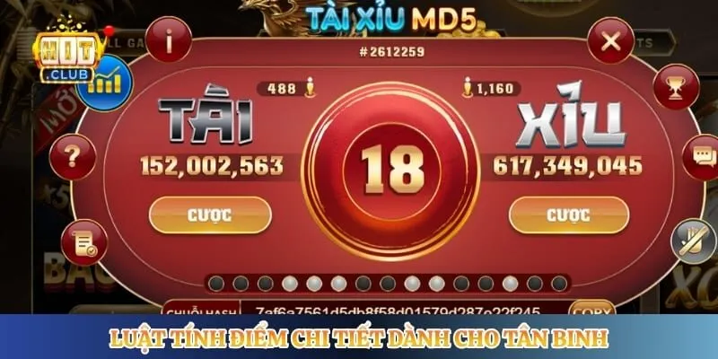 Luật tính điểm chi tiết dành cho tân binh